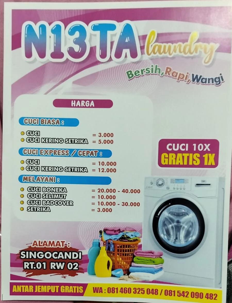 Jasa Laundry 5 Kg